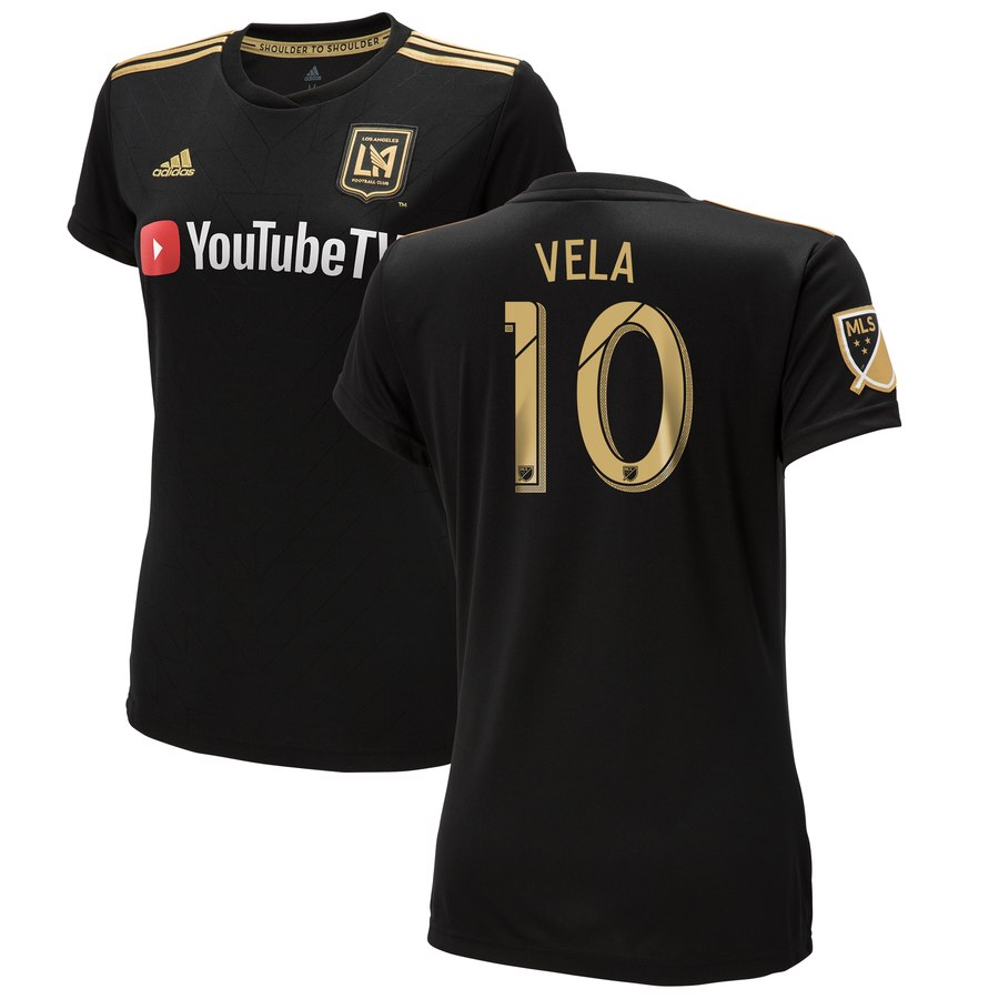 Carlos Vela LAFC Women's 2018 Primary  Player Jersey – Black