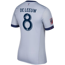 Load image into Gallery viewer, Michael de Leeuw Chicago Fire adidas 2017/18 Secondary Authentic Jersey - Gray
